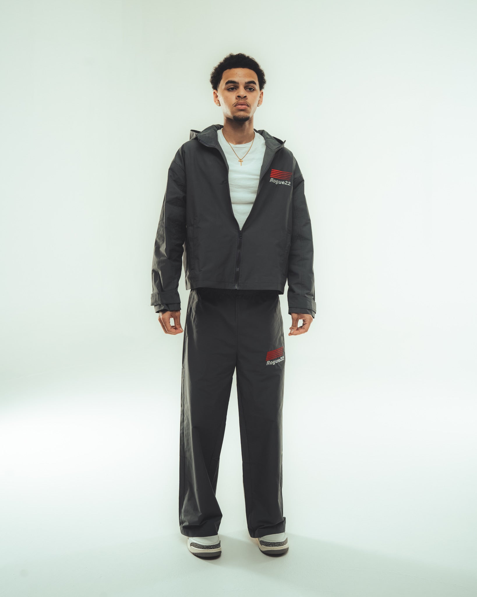 Smoke Grey Windbreaker